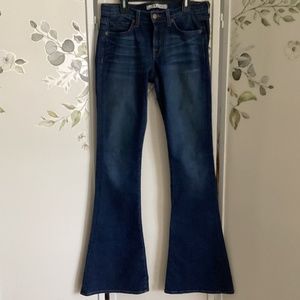 J BRAND Martini flare jeans Sz 26 Mayflower blue EUC